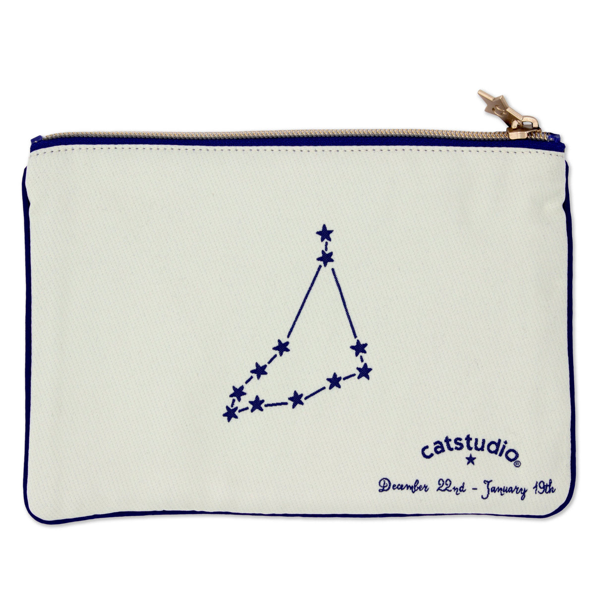 Capricorn Astrology Zip Pouch