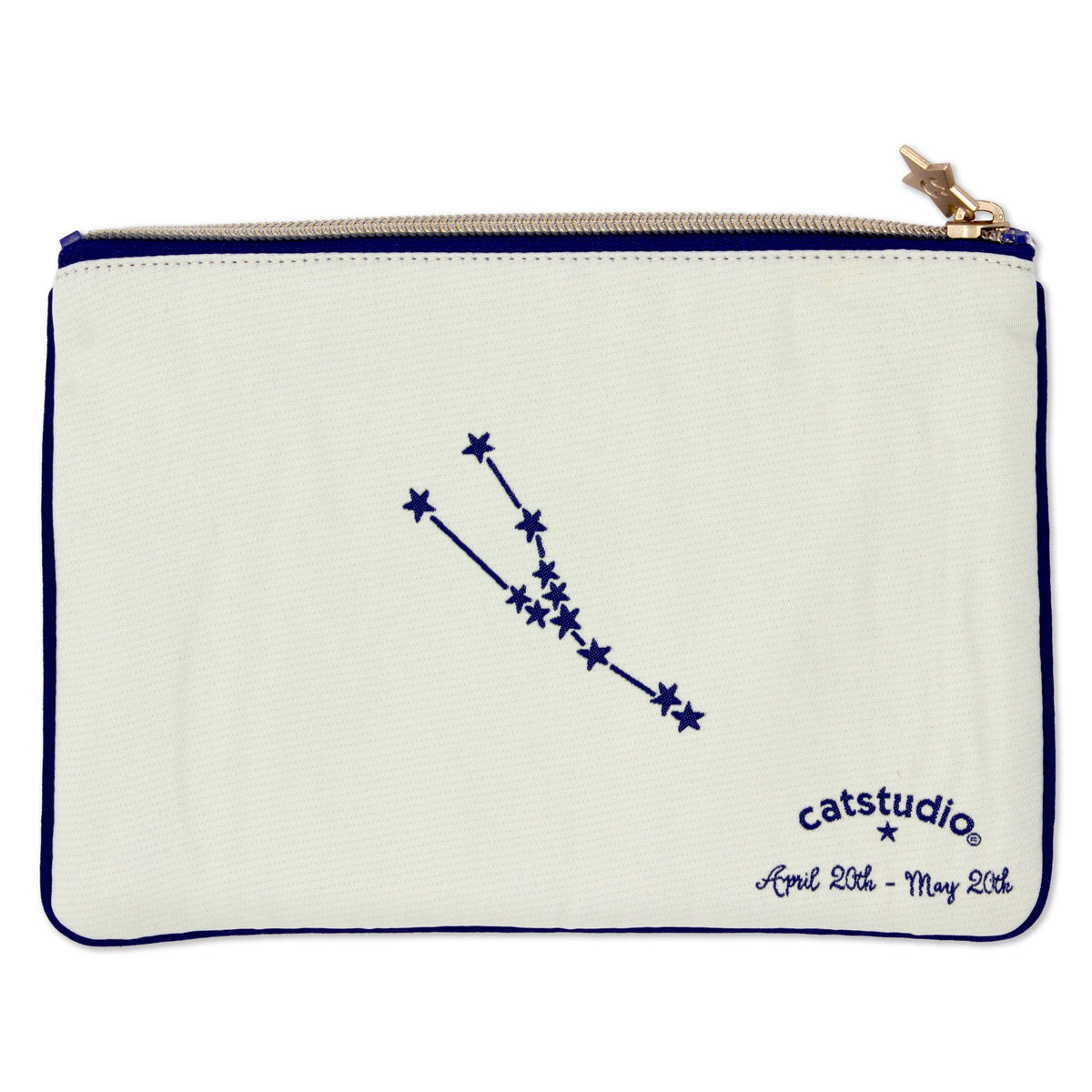 Taurus Astrology Zip Pouch