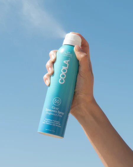 Coola Clear Sunscreen Spray SPF50 - Fragrance-Free