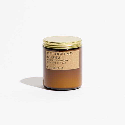 Amber & Moss Soy Candle