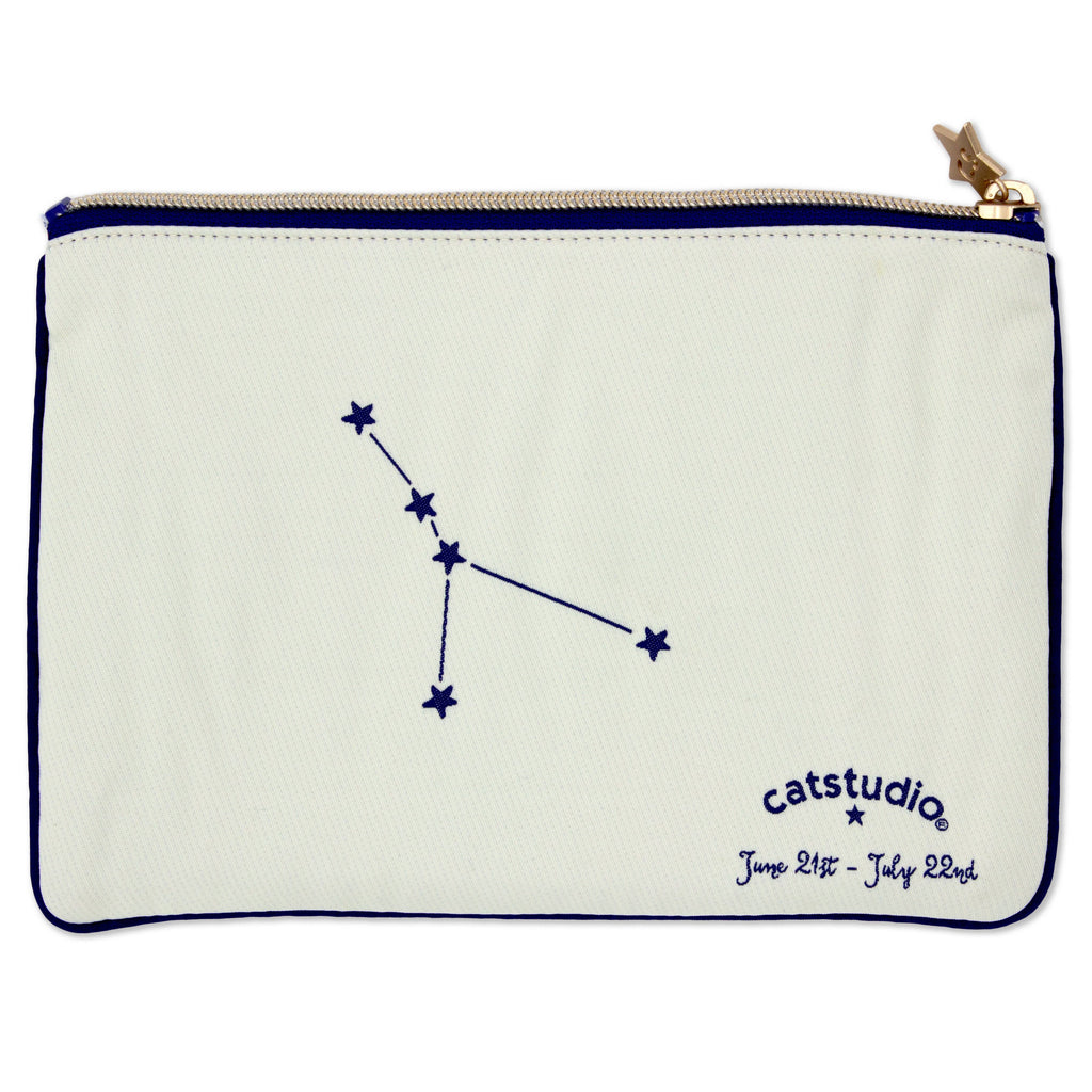 Cancer Astrology Zip Pouch