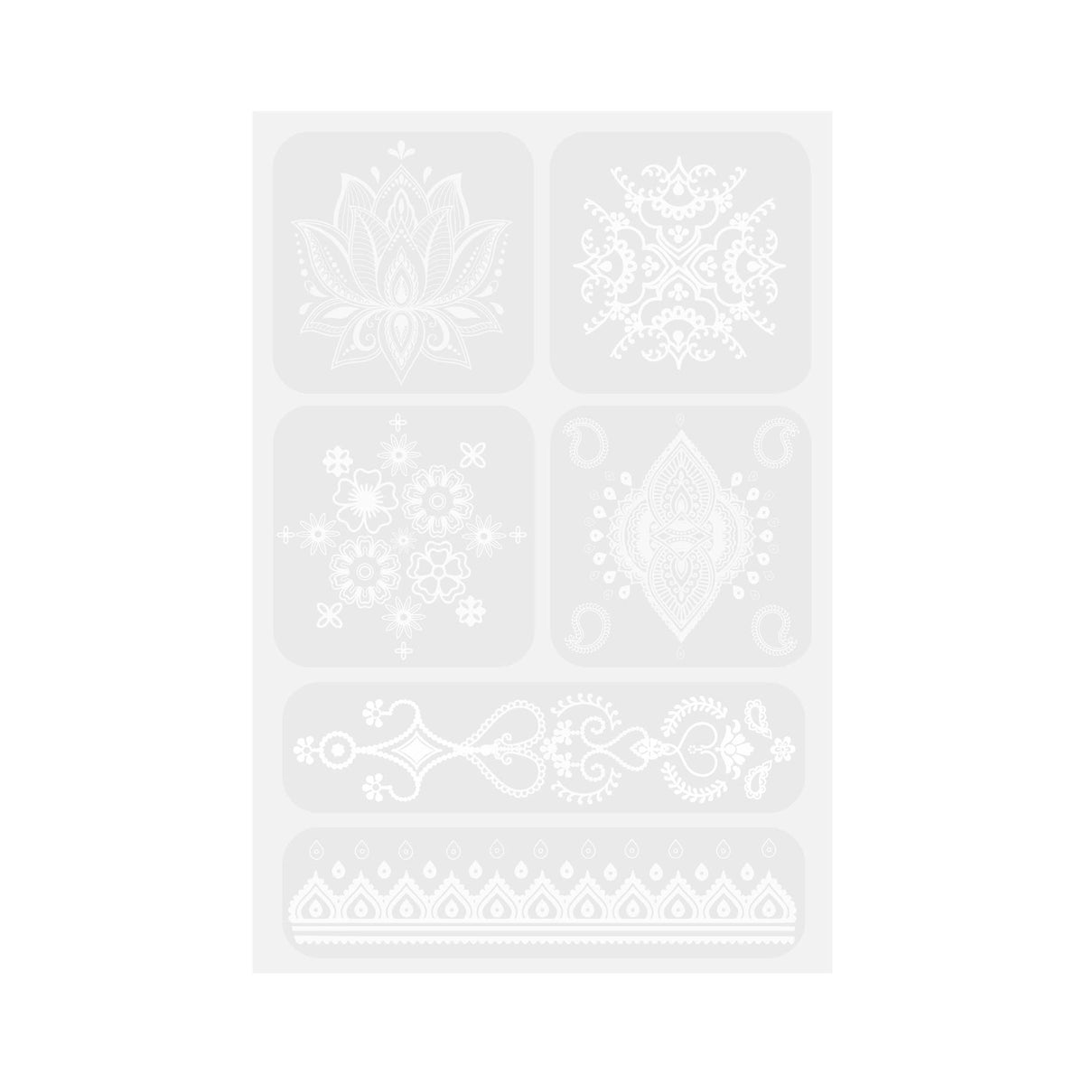 Daily Defense Vitamin Patch 6pk - white mosaic print