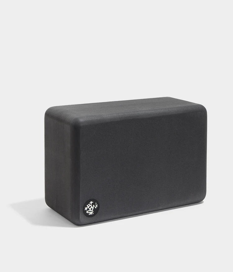 Manduka Uphold Recycled Foam Block in Thunder (Grey)