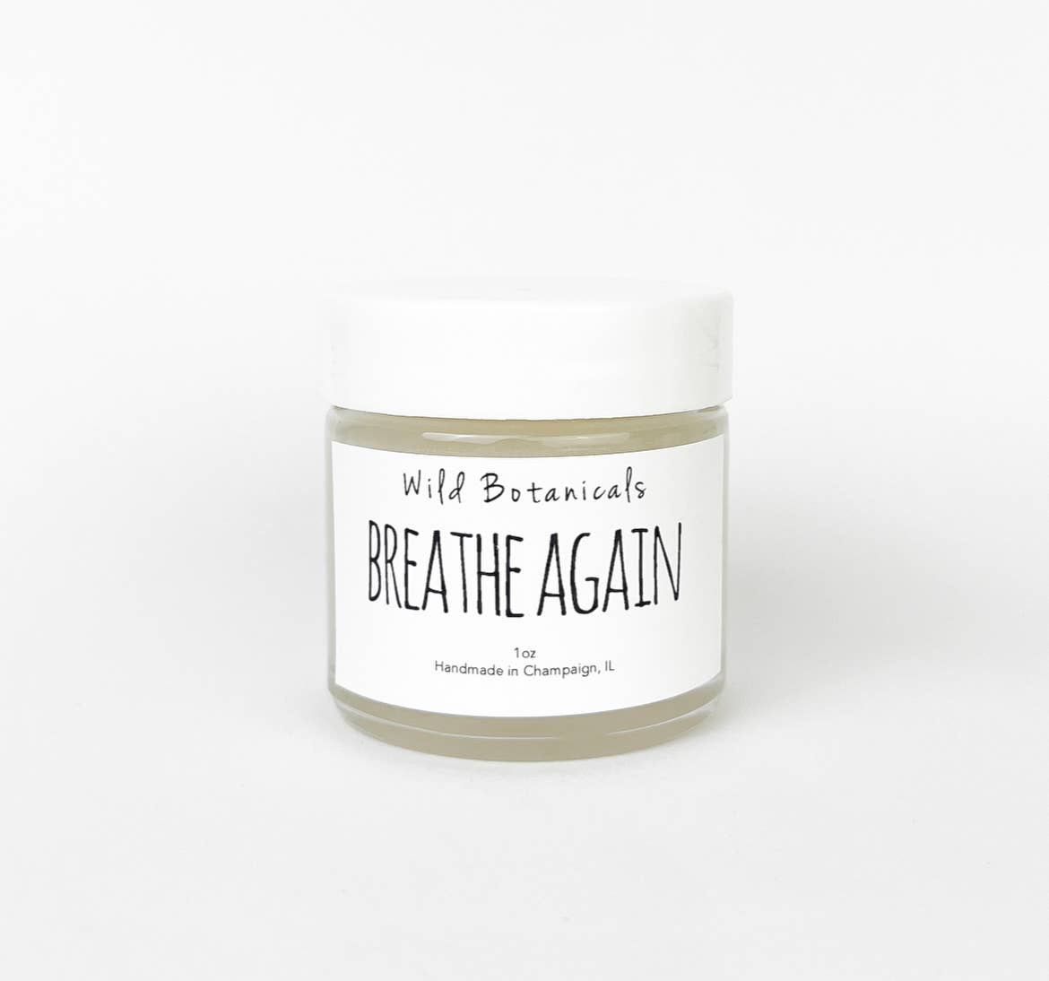 Breathe Again 1oz Glass Jar