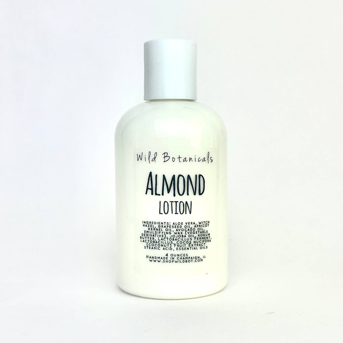 Wild Botanicals Almond Lotion: 8oz