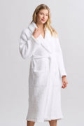 Barefoot Dreams CozyChic Adult Robe in White Size 1
