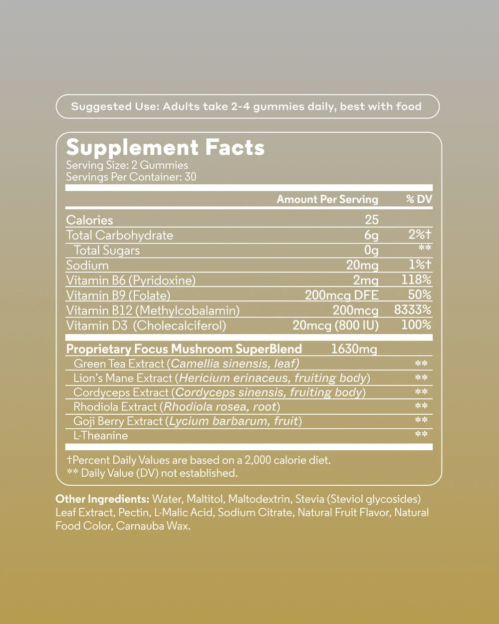 NOON Focus Mushroom Gummies