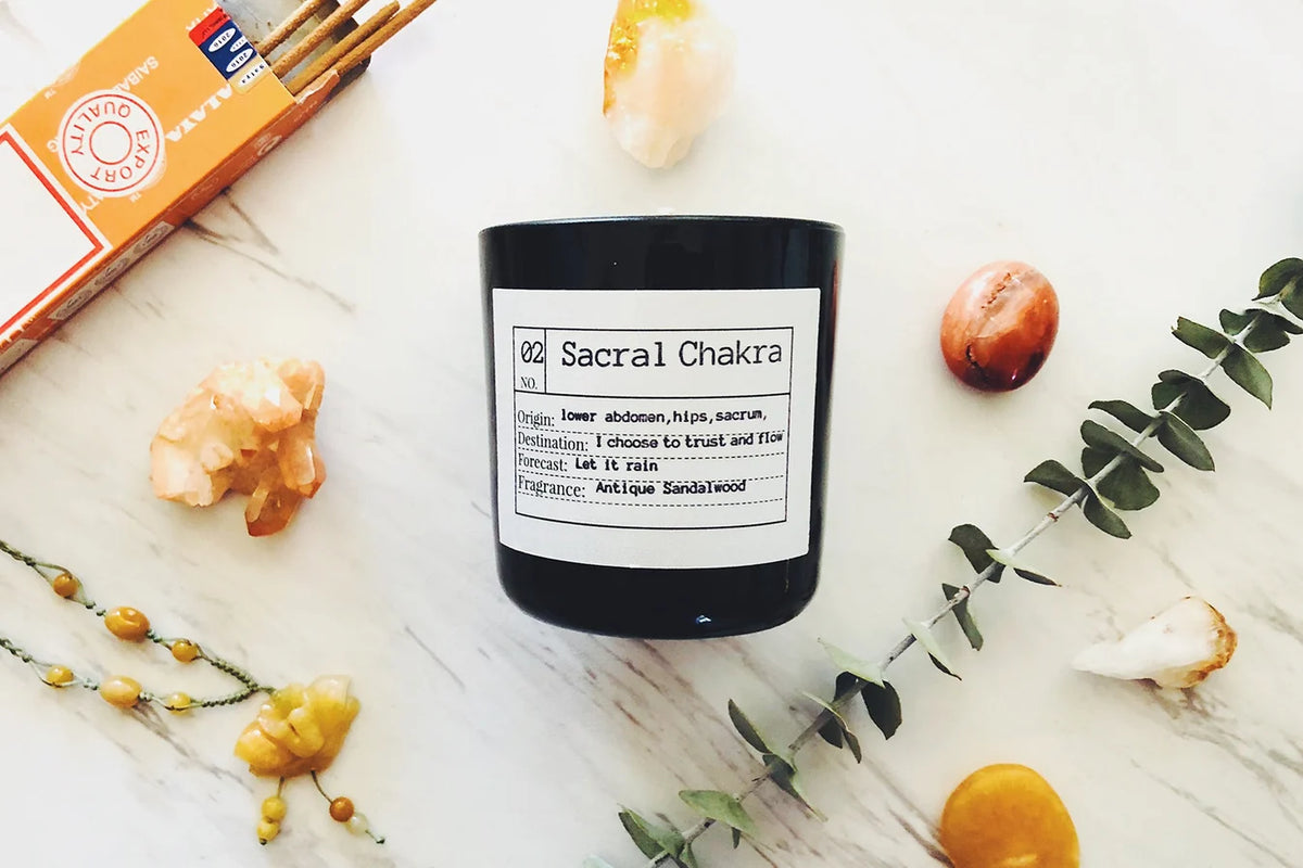 Chakra Candle | SACRAL |Flores Lane 8oz.