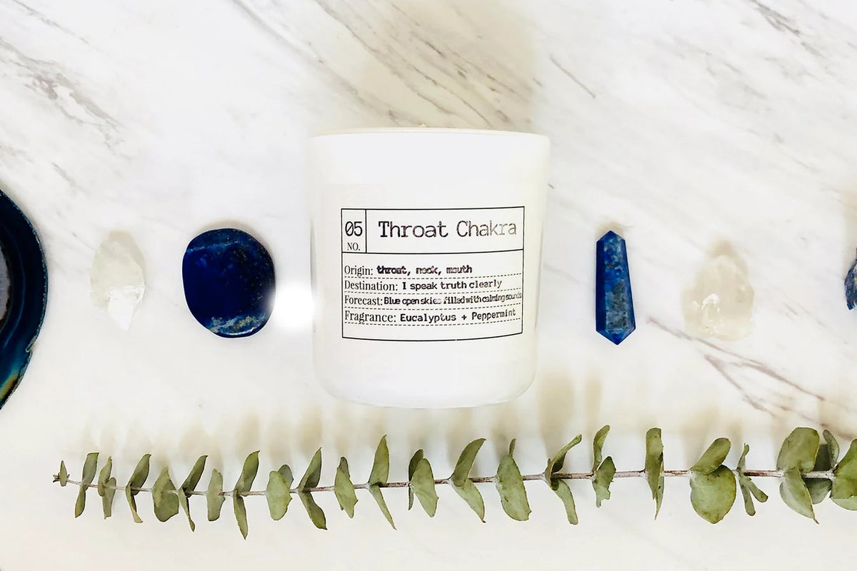 Chakra Candle |Throat| Flores Lane