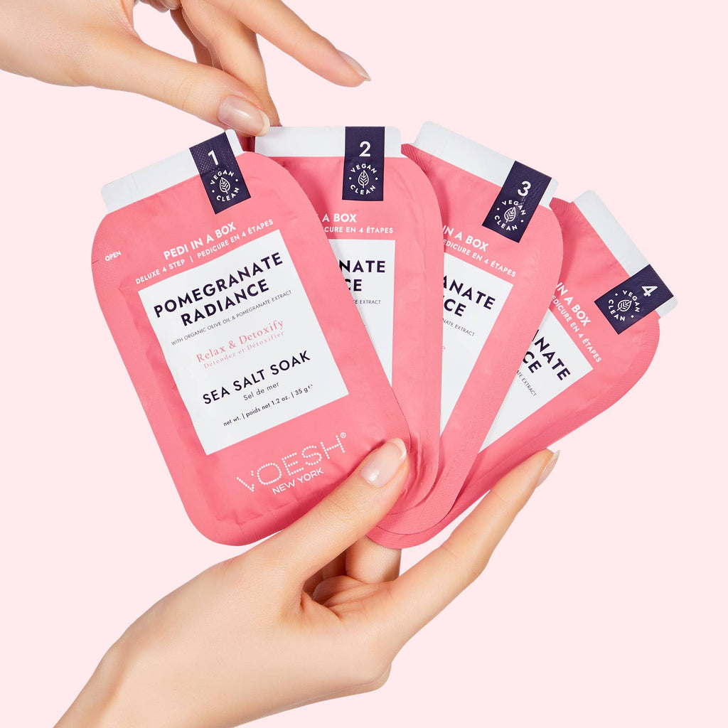 Pedi in a Box 4 Step - Add on Service - Pomegranate Radiance: Single