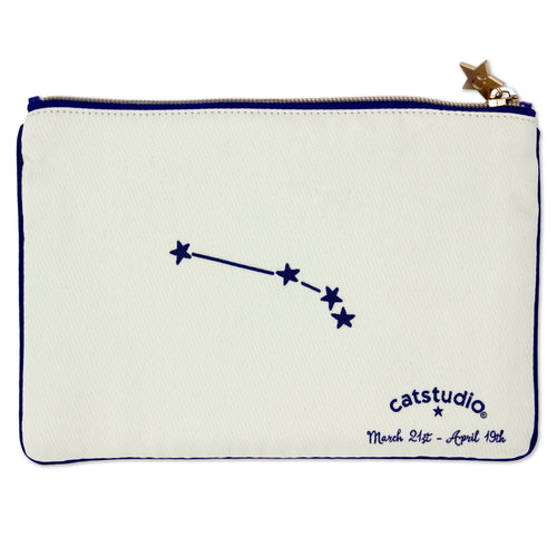 Aries Astrology Zip Pouch