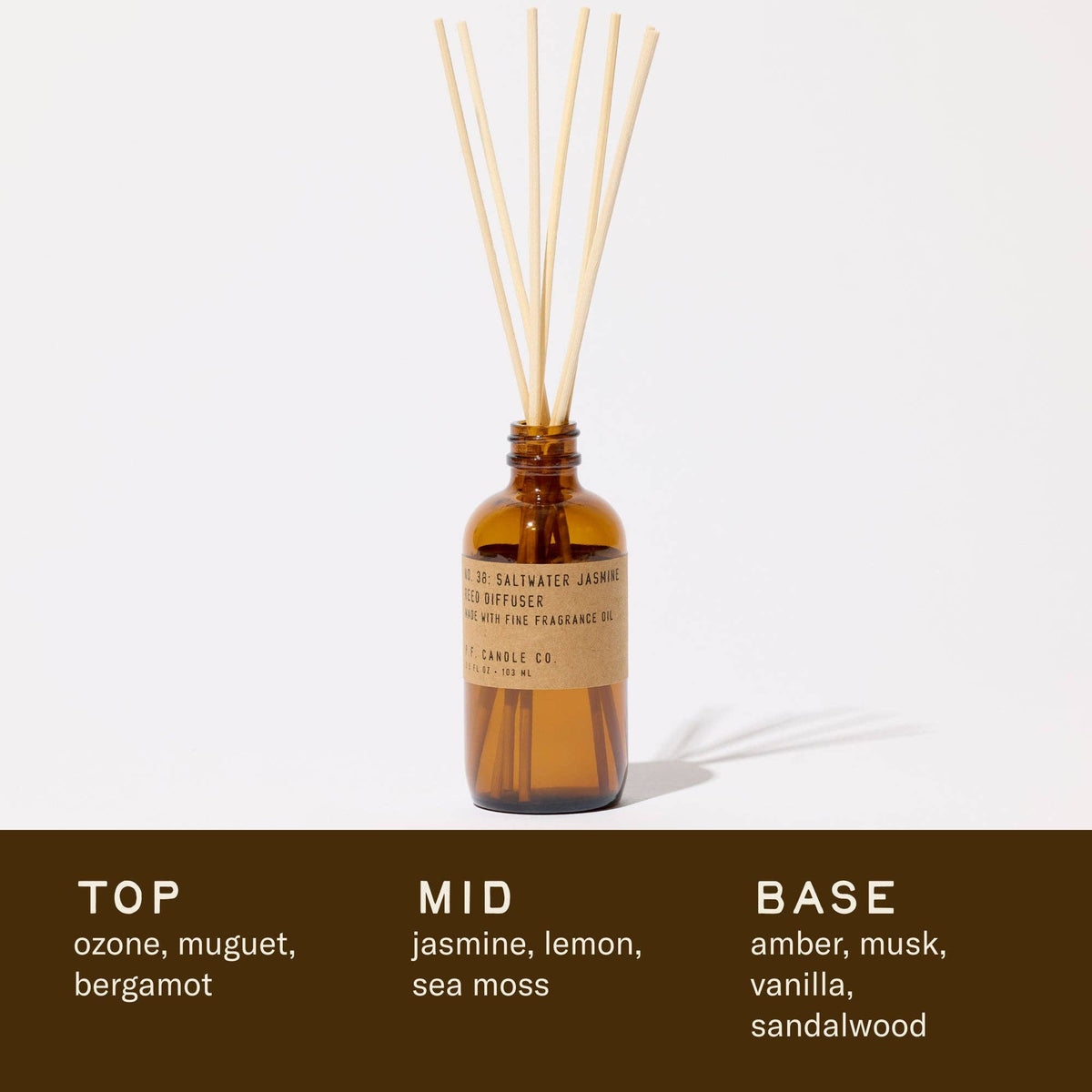 Saltwater Jasmine– Reed Diffuser